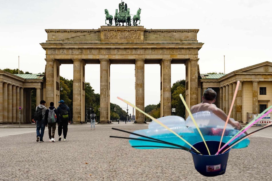 Warum nicht mal auf dem Pariser Platz entspannen?