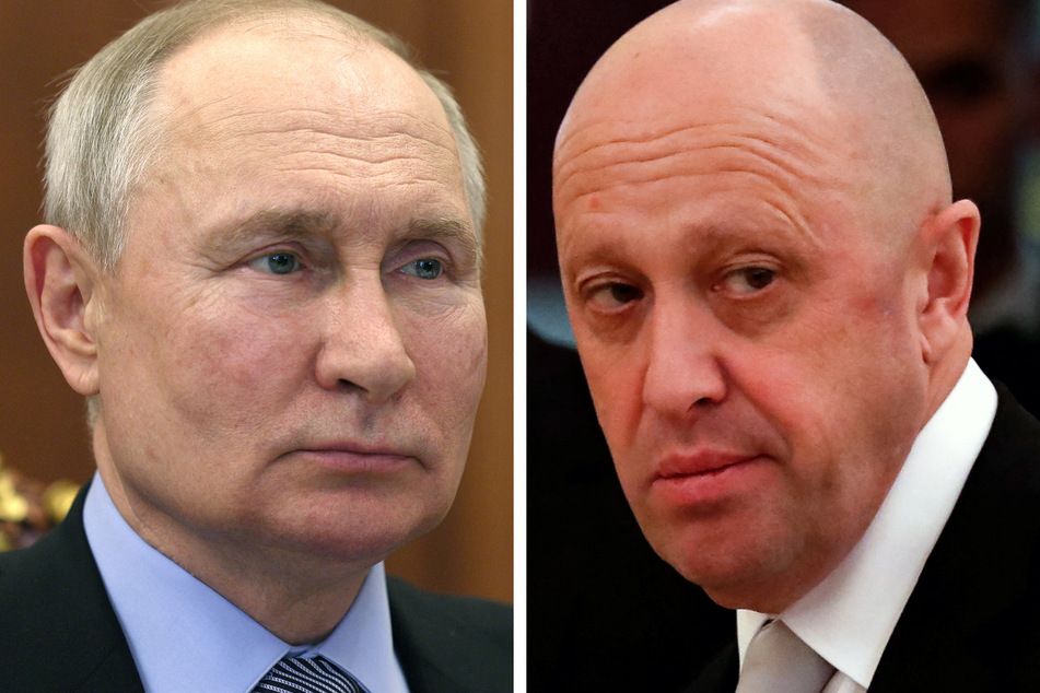 Vom Freund zum Feind: Kremlchef Wladimir Putin und Söldnerchefs Jewgeni Prigoschin.