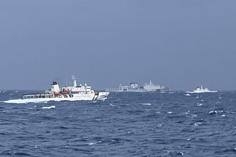 Taiwan on Tuesday said China had mobilized dozens of navy and coast guard ships in an intimidating move (file photo).