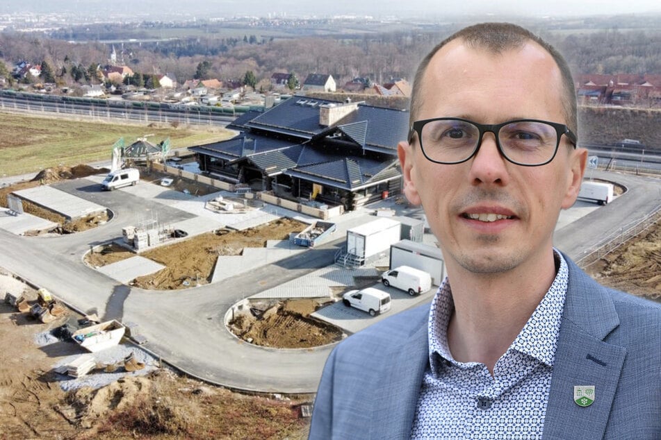 Bannewitz' Bürgermeister Heiko Wersig (42) erhofft sich durch Timberjacks eine zusätzliche Kaufkraft in der Gemeinde.