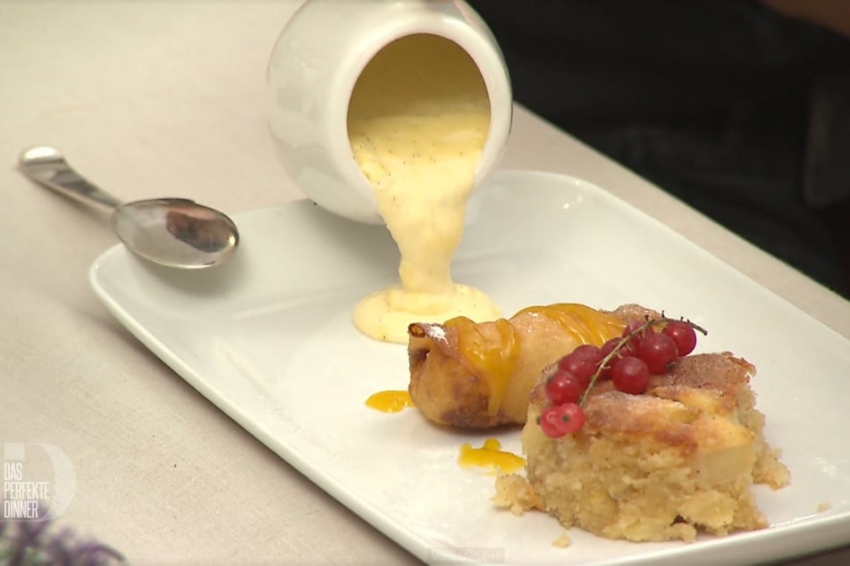 Annikas Premieren-Vanille-Sauce war etwas zu stückig.