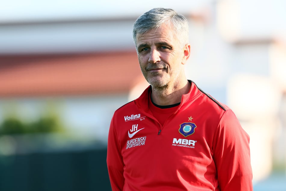 Aue-Trainer Jens Härtel (55).