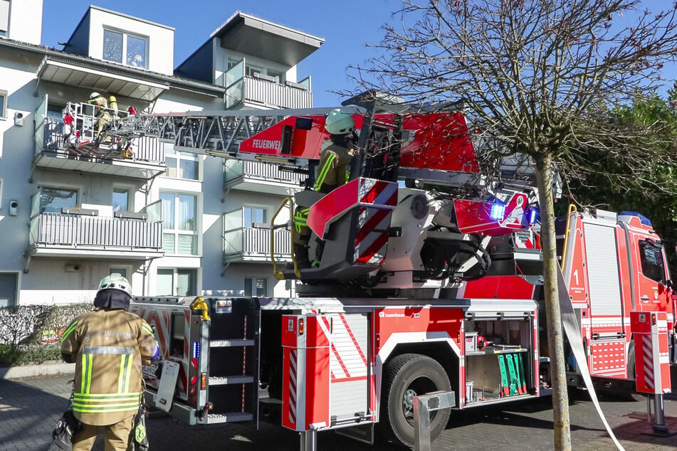 Die Feuerwehr war mit einigen Einsatzkräften vor Ort.