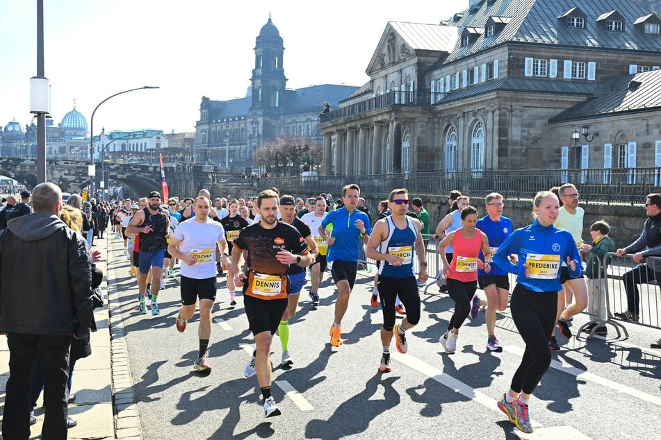 6001 Läufer starteten am Sonntag bei der 36. Auflage des Citylaufs in Dresden.