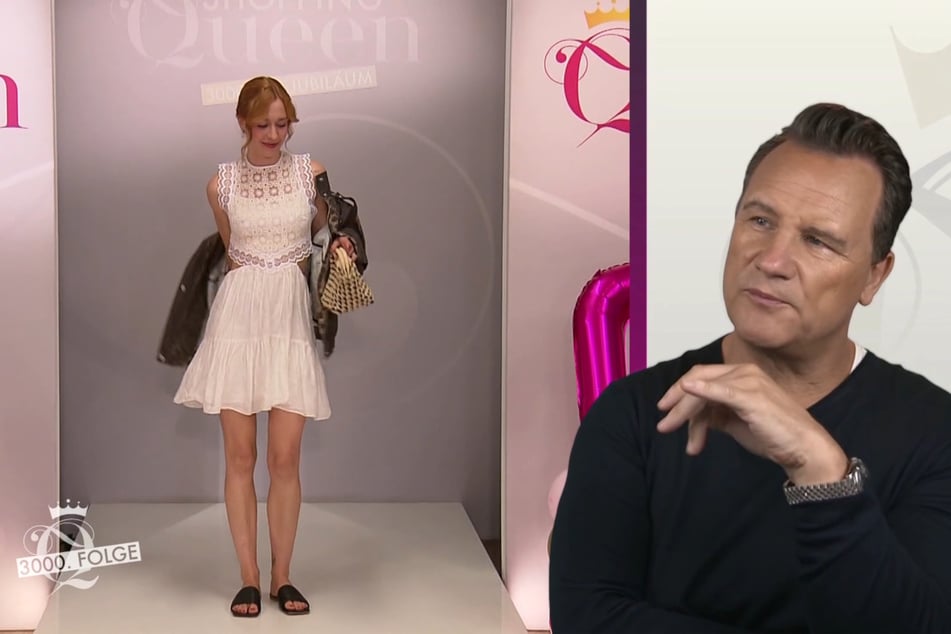 Guido Maria Kretschmer (61) ist begeistert vom Look der ersten Kandidatin.