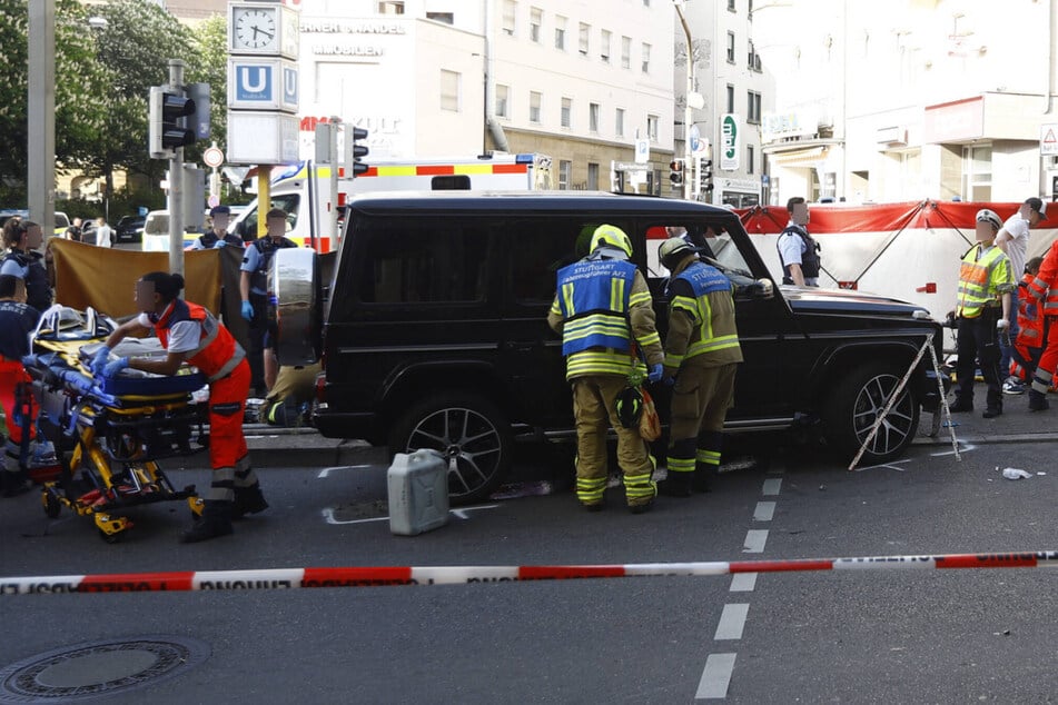 Die Polizei sperrte den Bereich ab.