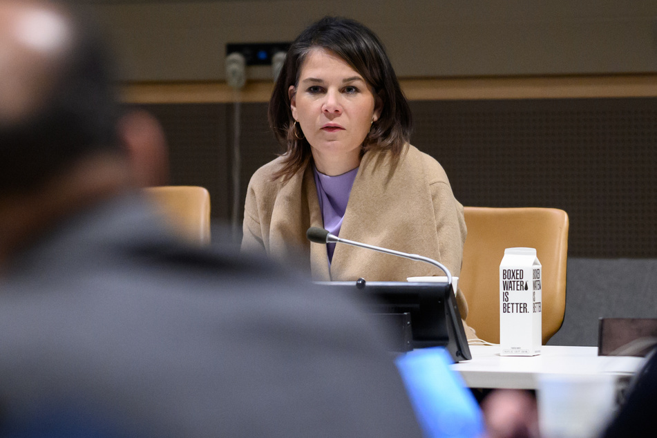 Bundesaußenministerin Annalena Baerbock (42, Grüne) am Donnerstag bei bei der Notsondertagung der Generalversammlung der Vereinten Nationen im Hauptquartier der Vereinten Nationen.