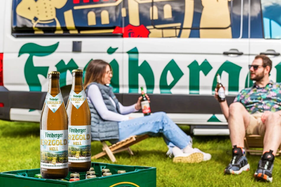 Das neue Freiberger Erzgold Hell ist ab sofort im regionalen Handel erhältlich.