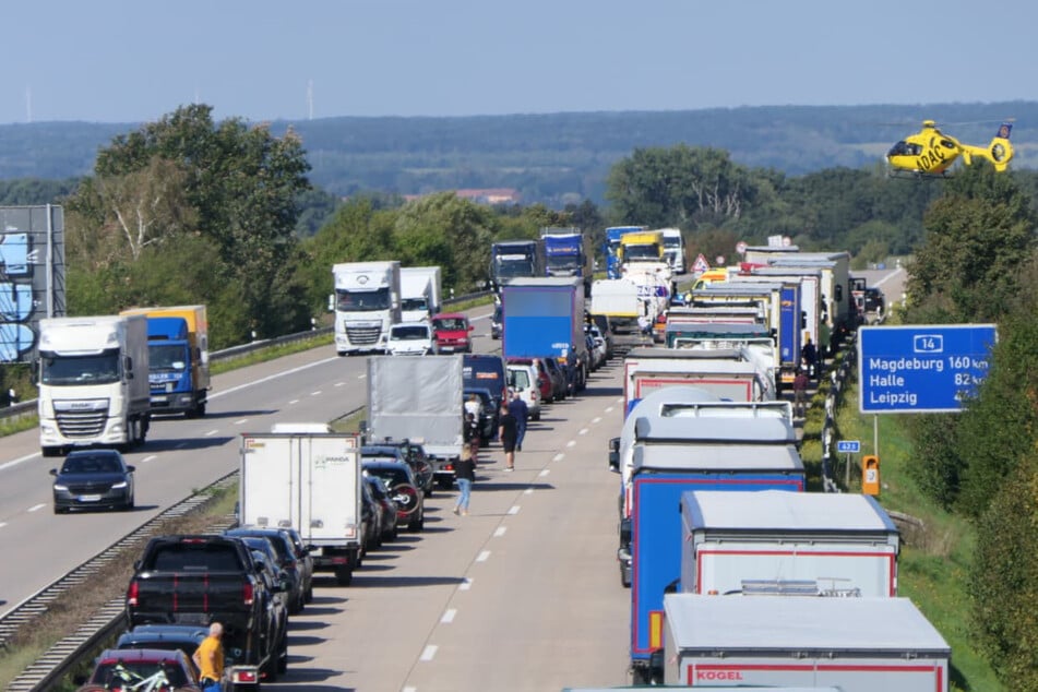 Der Crash ereignete sich zwischen Mutzschen und Grimma in Fahrtrichtung Leipzig.