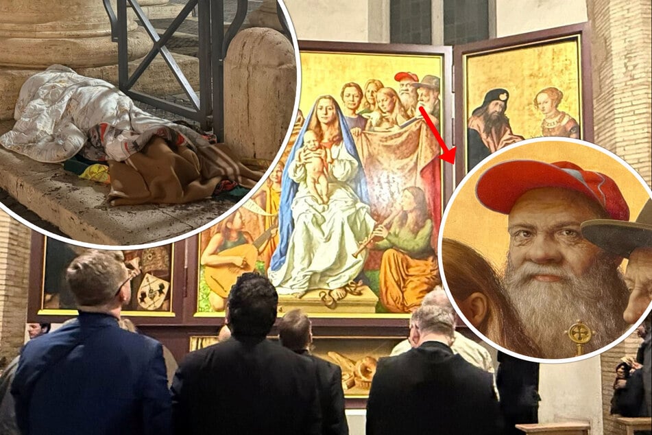 Leipzig: Leipziger Maler lässt erfrorenen Bettler im Vatikan "auferstehen"