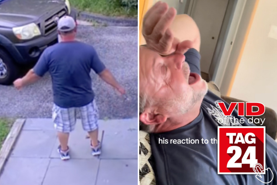 Today's Viral Video of the Day features a man's hilarious fart caught on his best friend's new security camera.