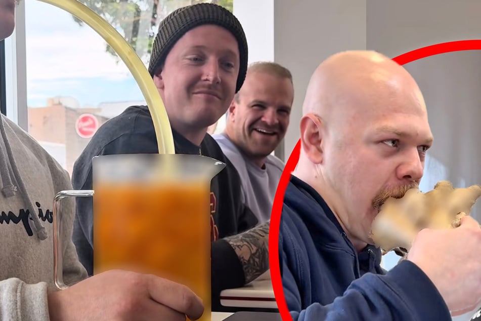 Mann sorgt mit skurrilen Snacks für Aufsehen: Zuschauer können ihr Lachen nicht zurückhalten