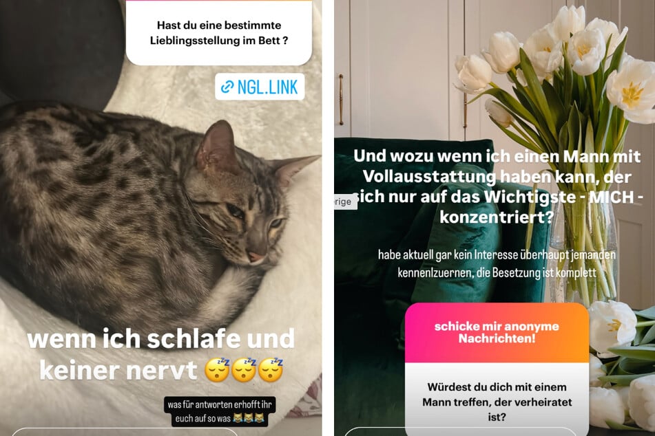 Die 36-Jährige beantwortete am Freitag auf Instagram anonym gestellte Fragen ihrer Fans.