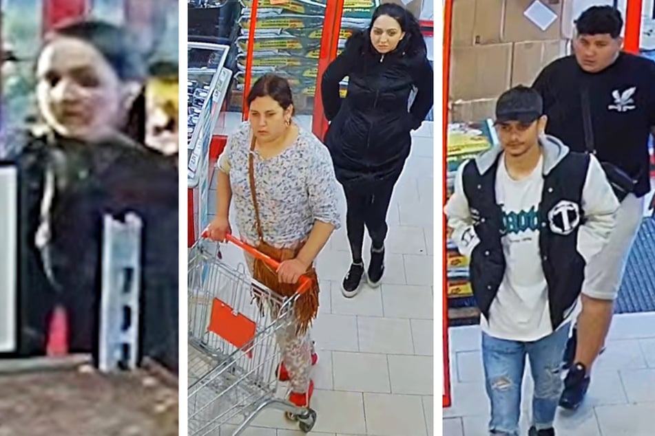 Dreiste Diebesbande schlägt in Supermarkt zu: Polizei sucht Zeugen