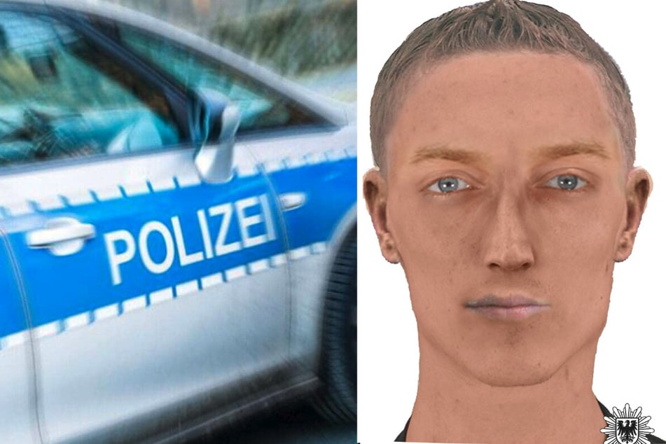 Mit diesem Phantombild sucht die Polizei nach einem mutmaßlichen Räuber.