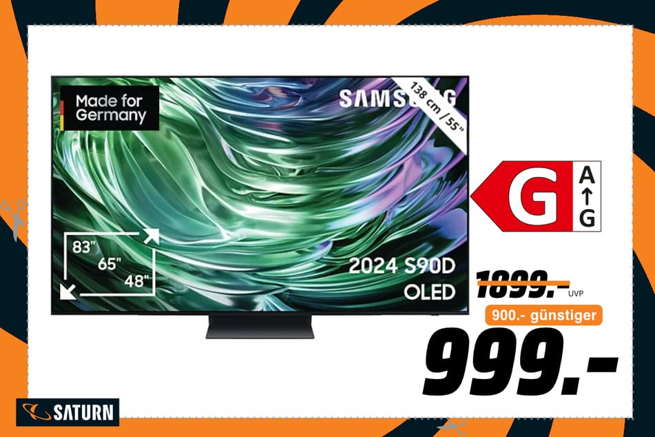 55-Zoll Samsung-Fernseher für 999 statt 1.499 Euro.