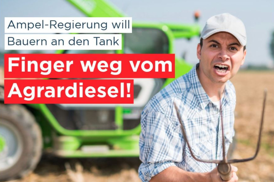 "Aggressive Bild-Sprache": CDU-Ärger wegen "verstörendem" Bauern-Plakat!