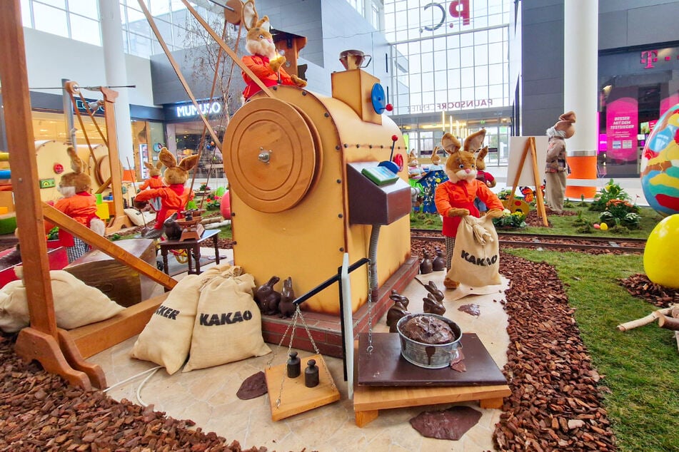 Wenn der Osterhase im Paunsdorf Center vorbeikommt, fangen Kinderaugen an zu Leuchten.
