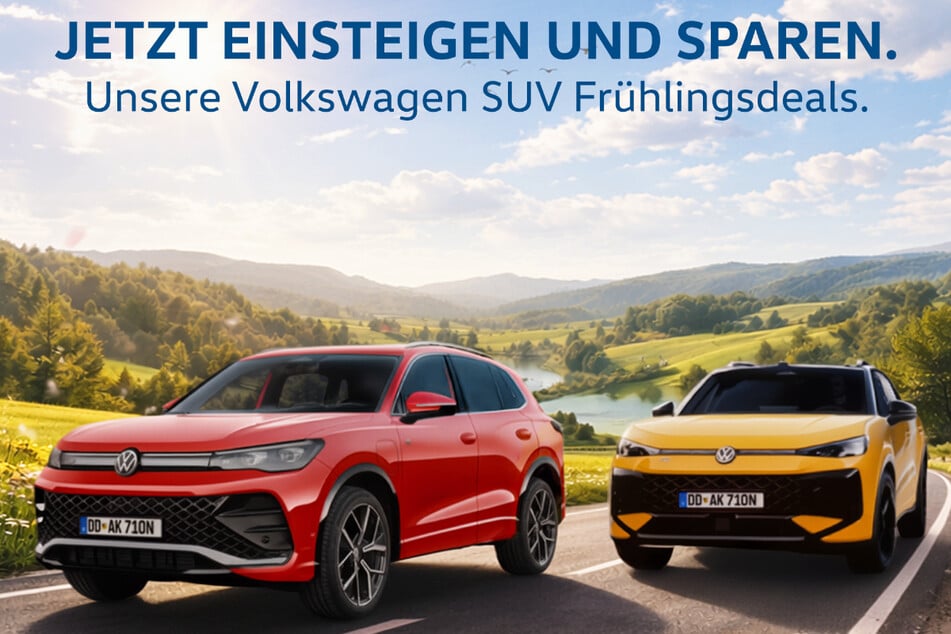 Sichert Euch für kurze Zeit die Frühjahrsprämie in Höhe von 3.500 Euro auf den Volkswagen T-Roc und Tiguan.