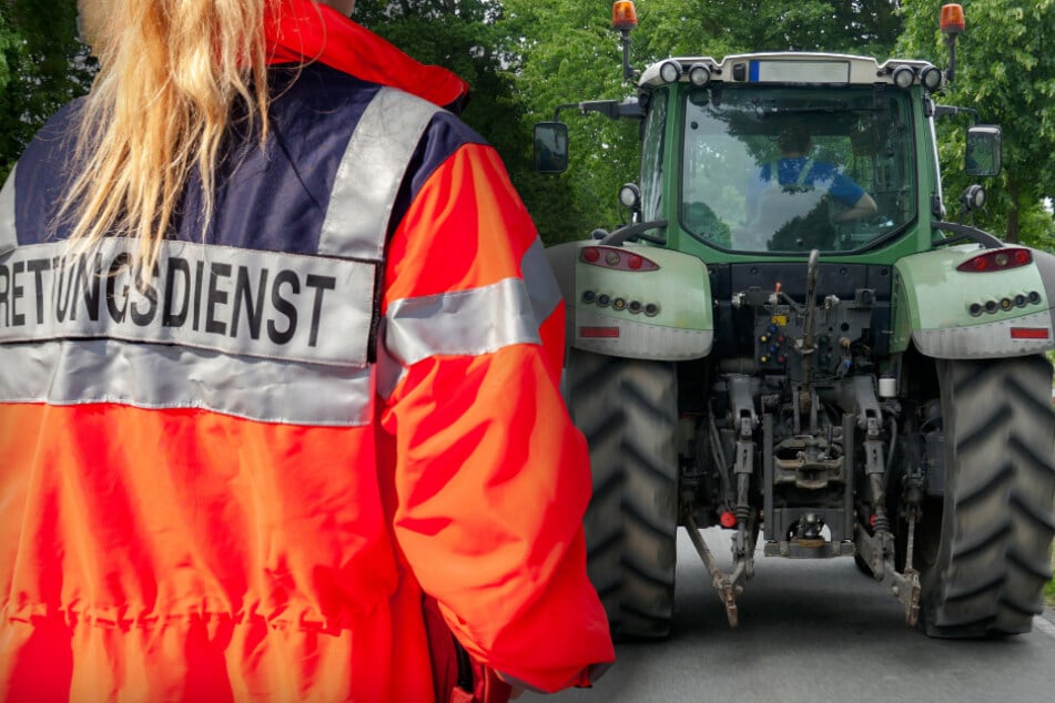 Tödliches Unglück: Mädchen (7) stirbt nach Zusammenstoß mit Traktor