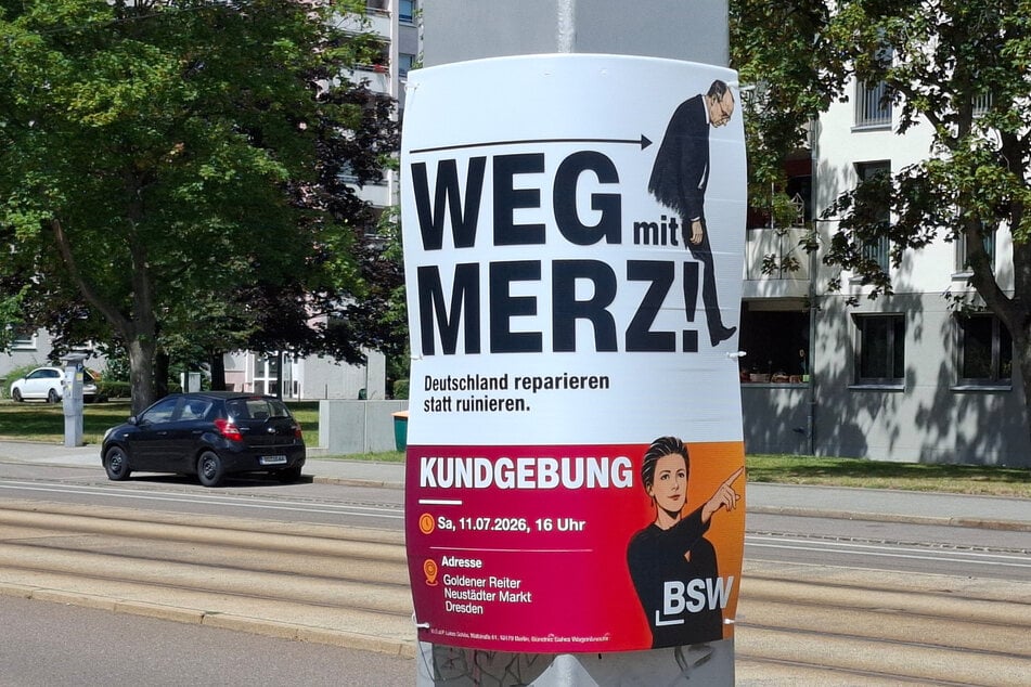 Im Vorfeld war für die Kundgebung viel Werbung gemacht worden.