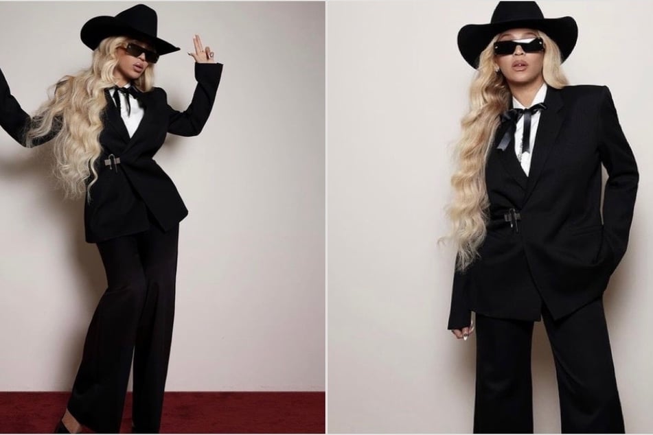 Beyoncé drops pics from "Gold Party" and new Cowboy Carter cover art!