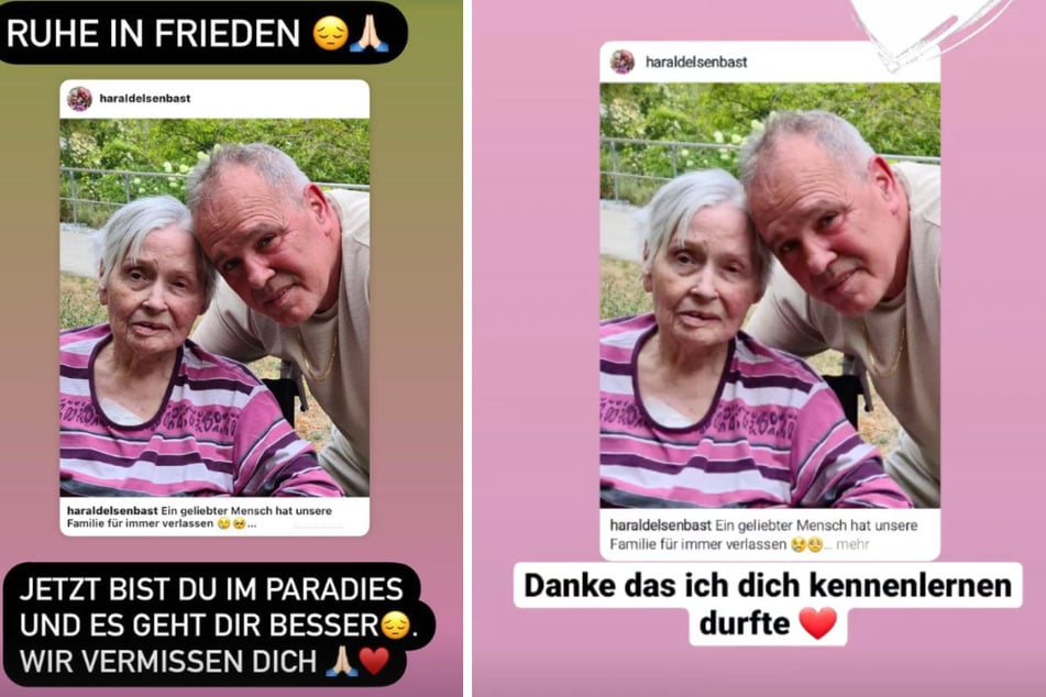 Silvia Wollny (57, r. Aufnahme) und ihre Tochter Estefania Wollny (22) kommentierten den Tod ihres geliebten Familienmitglieds auf Instagram.