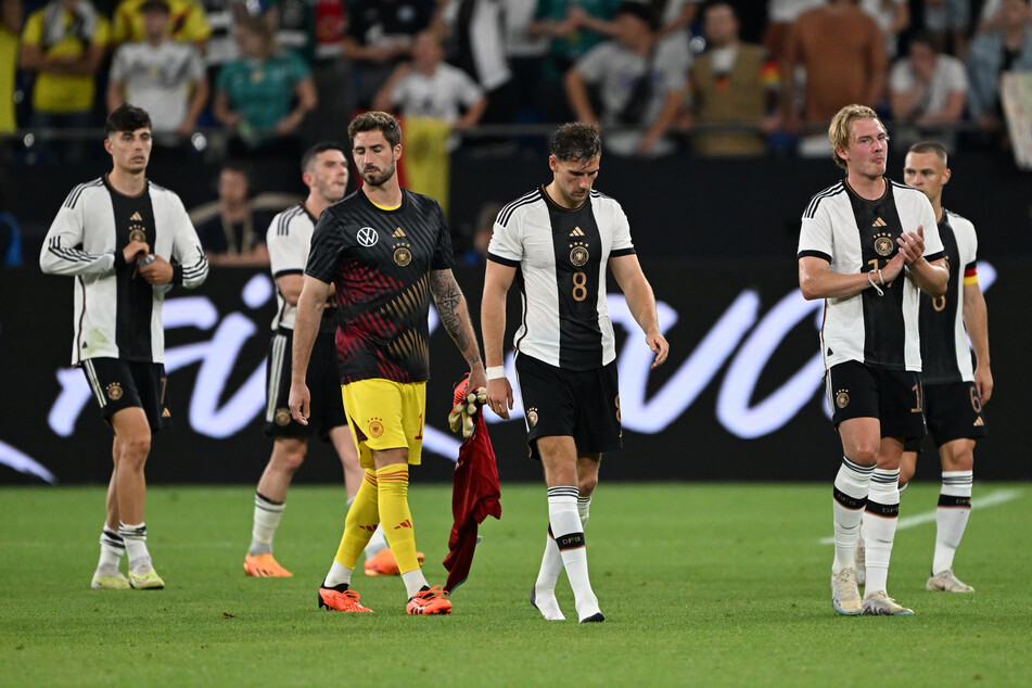 Hängende Köpfe nach der Niederlage gegen Kolumbien: Welcher DFB-Spieler muss nach Völlers Ansagen den Sommer über zittern?