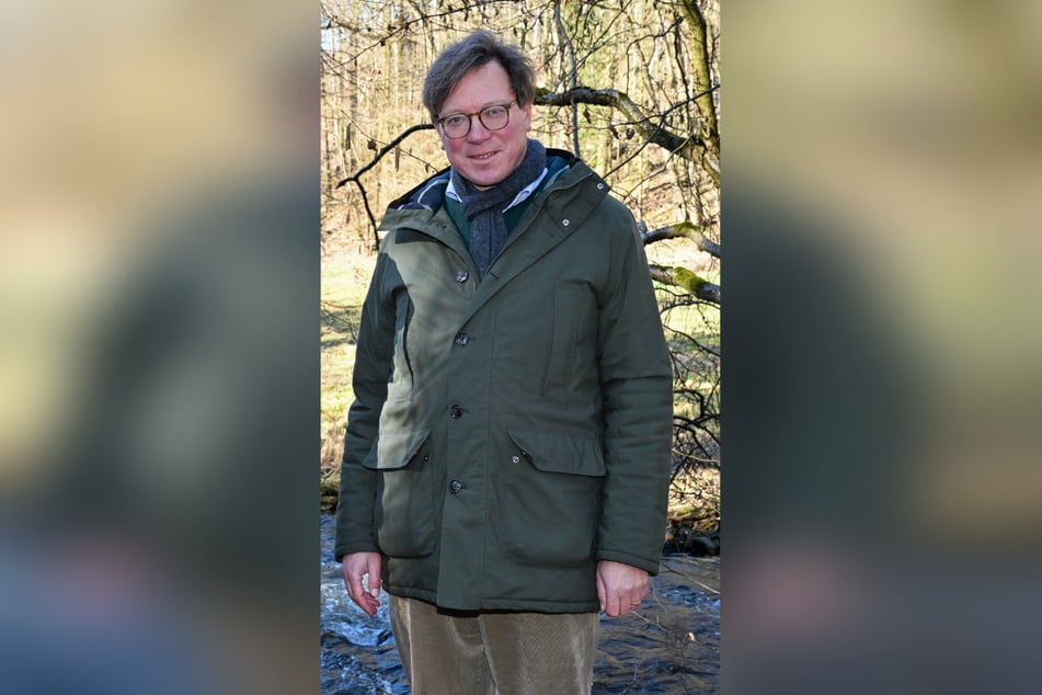 Umweltminister Breitenbuch machte sich am Freitag ein Bild von der Lage vor Ort.