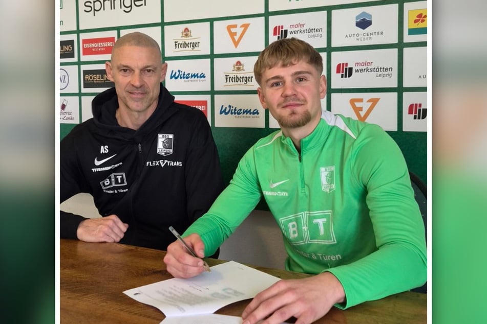 Robin Friedrich (23) soll bis mindestens 2027 in Leutzsch bleiben.