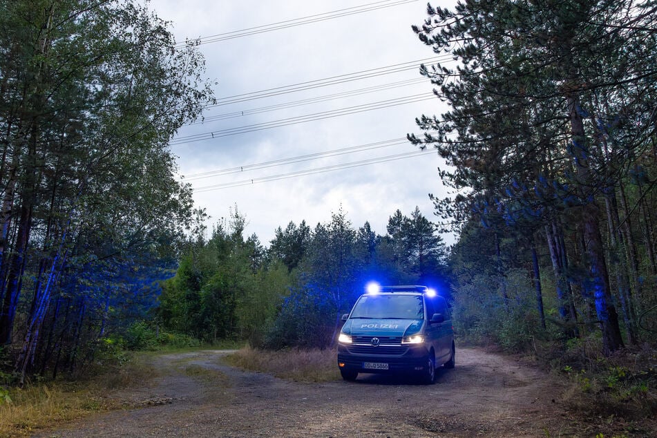 Die Polizei ist seit Freitag in Ostsachsen im Einsatz.
