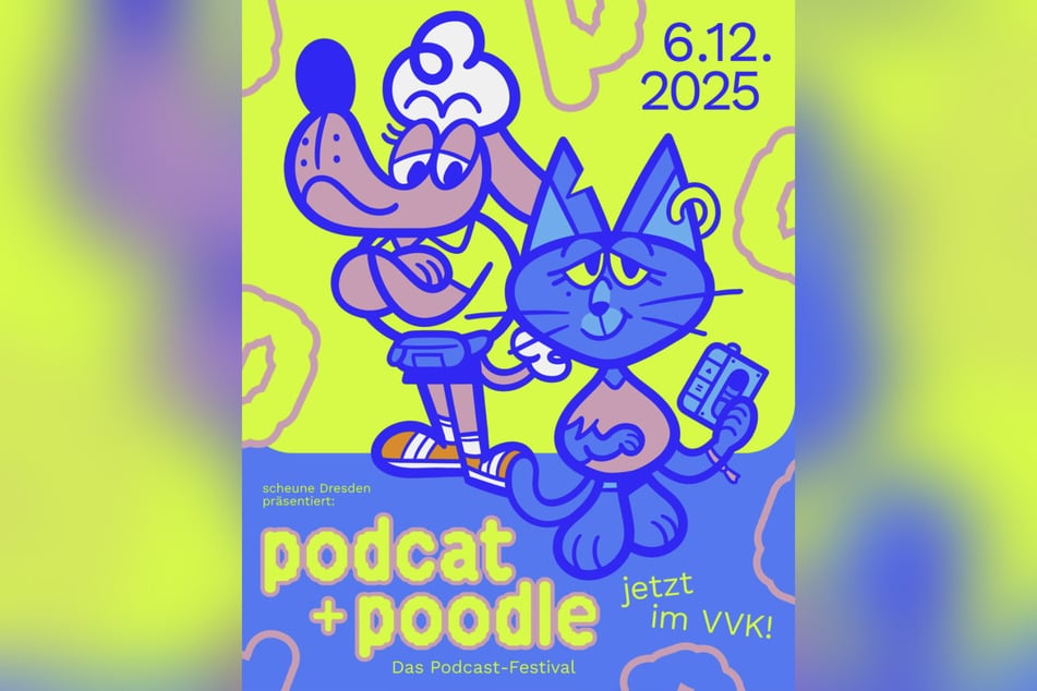 Dresdens erstes Podcastfestival nennt sich "Podcat + Poodle".