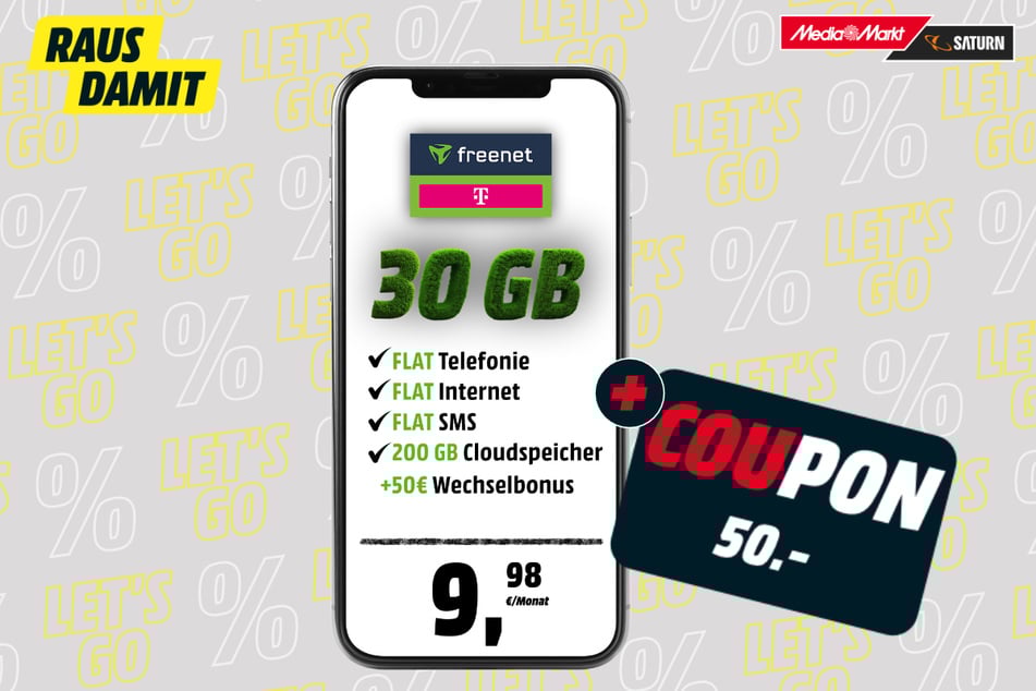 Günstiger freenet-Tarif fürs Smartphone.