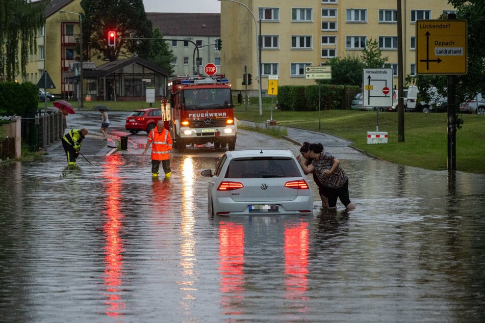 In der Nacht zu Donnerstag zog ein schweres Unwetter über Zittau.