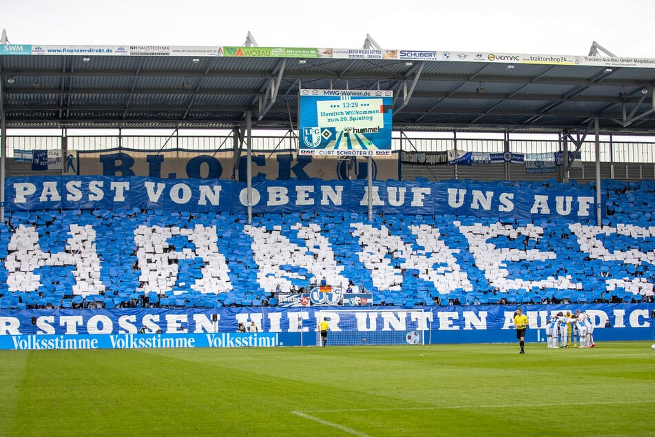 Auch Jahre später erinnern FCM-Fans noch an den ungeklärten Tod von Hannes S. (†25). (Archivbild)