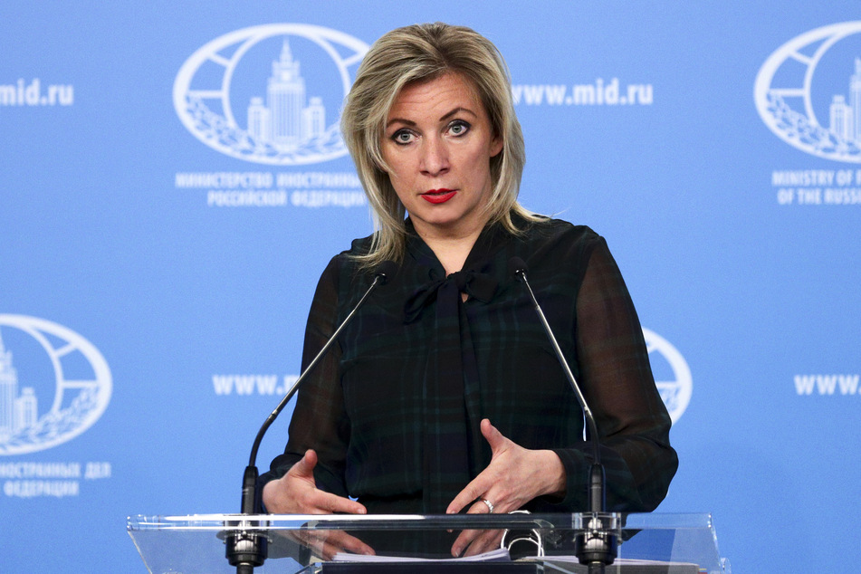 Die Sprecherin des russischen Außenministeriums, Maria Sacharowa (46).