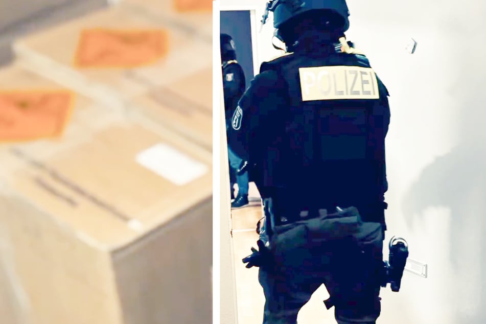 Die Einsatzkräfte der Berliner und Brandenburger Polizei schlugen am frühen Morgen zu.