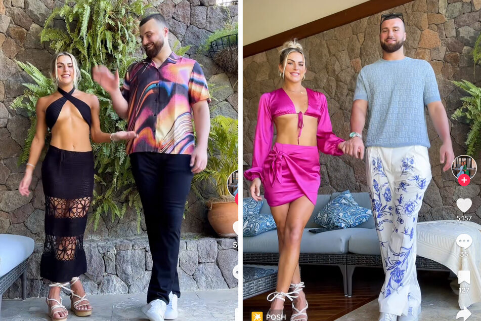 Haley Cavinder (l.) and her NFL boyfriend Jake Ferguson set St. Lucia ablaze with their love on their first baecation together, leaving the internet swooning.