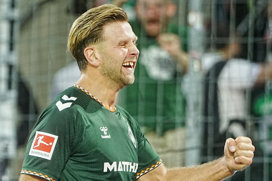 Werder-Neuzugang Niclas Füllkrug (33) egalisierte den Treffer von Maina nach einer Ecke und schob zum 1:1-Endstand ein.