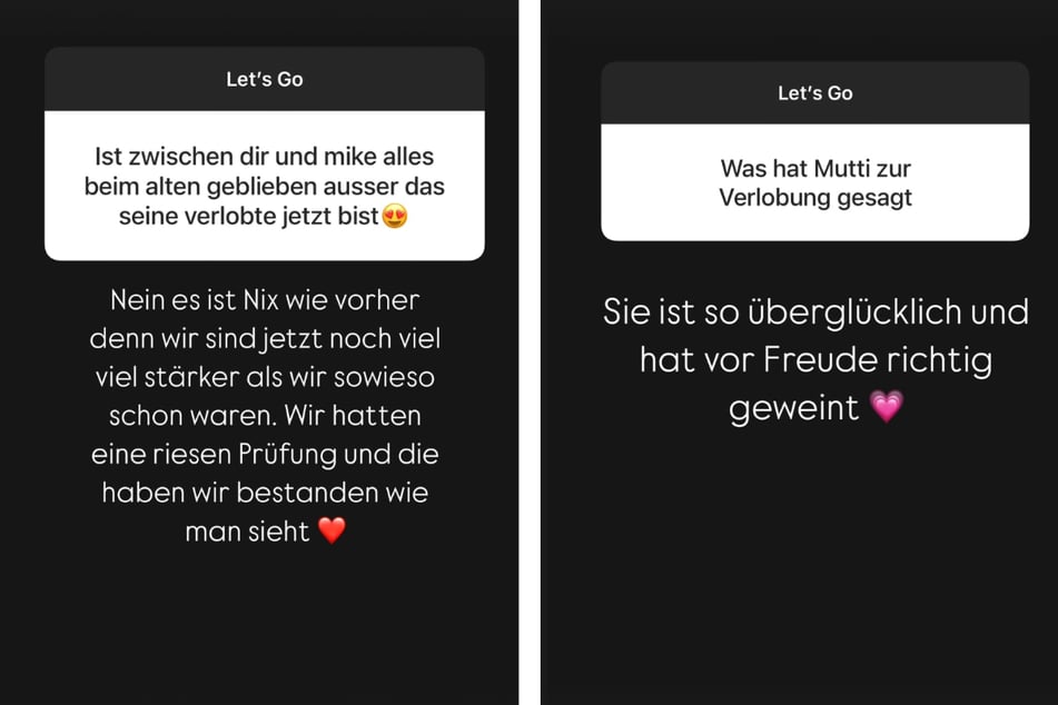 Am Dienstagabend und Mittwochabend stellte sich die gebürtige Frankfurterin mit tunesischen Wurzeln in einem Q&A auf Instagram den Fragen ihrer Fans.