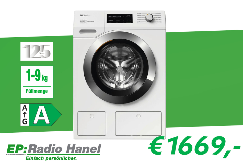 Miele-Waschmaschine für 1.669 Euro.