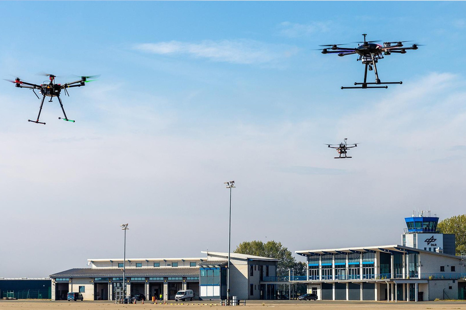 Anstatt Passagierflugzeugen starten und landen am Flughafen Cochstedt nur noch Drohnen.