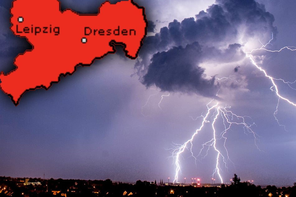 Alarmstufe Rot! Unwetter-Warnung für Sachsen