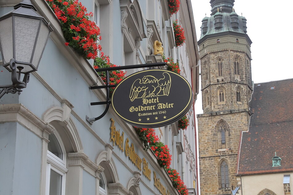 Auch im "Goldenen Adler" checkte der Gauner ein und nächtigte.