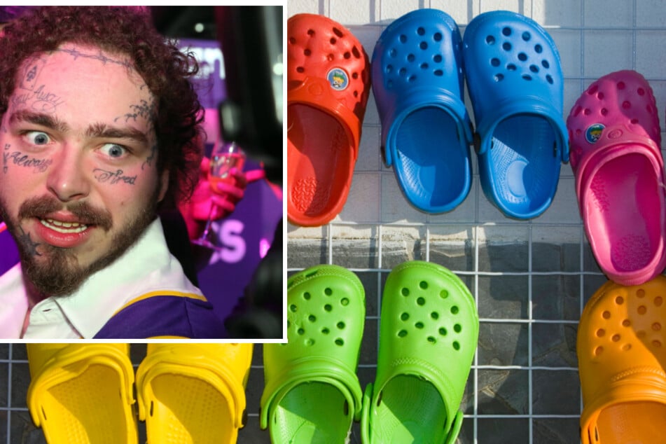 Post Malone shared his love of Crocs with frontline workers.