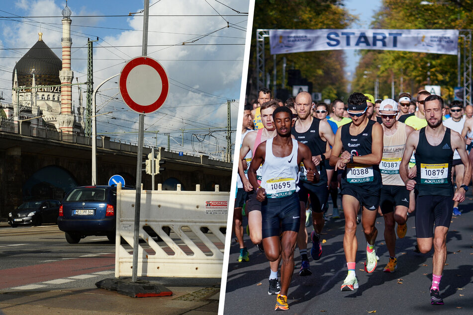 Dresden: 23. Dresden-Marathon: Hier gibt es heute Sperrungen und Einschränkungen