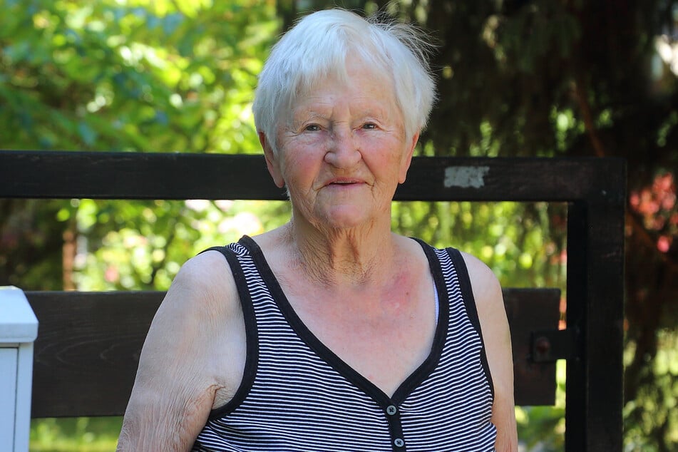 Ingeborg Thierfelder (91) hofft, dass die Flammen nicht wiederkommen.