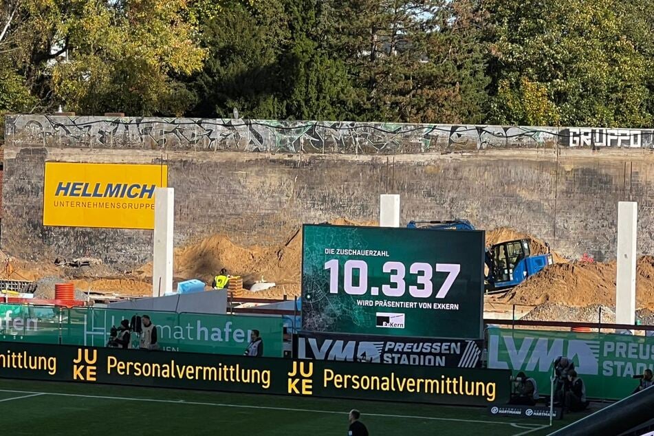 10.337 wurden für das heutige Zweitliga-Duell verkauft.