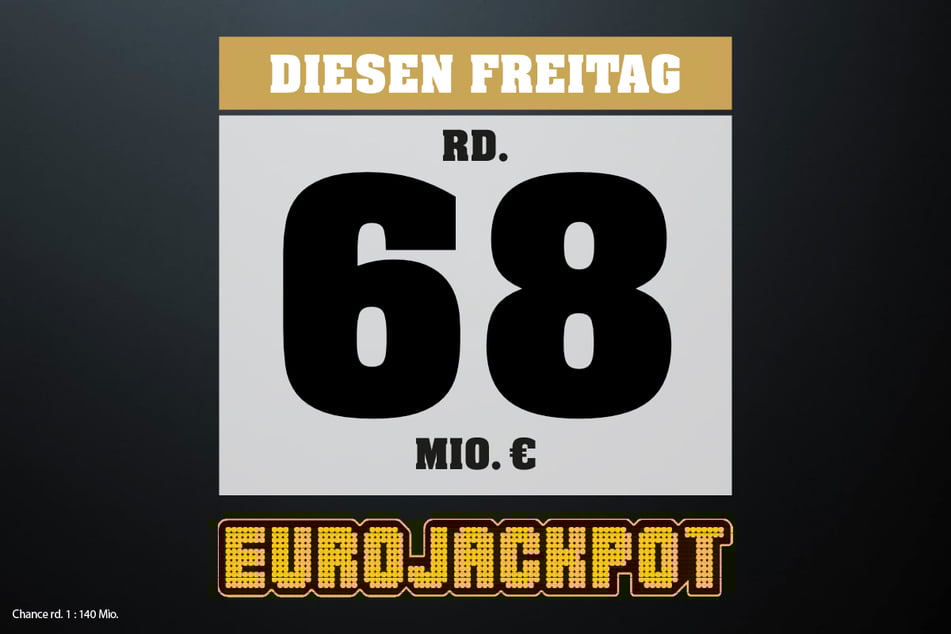Eurojackpot: Diesen Freitag (17.10.) liegen 68 Millionen Euro im Jackpot.
