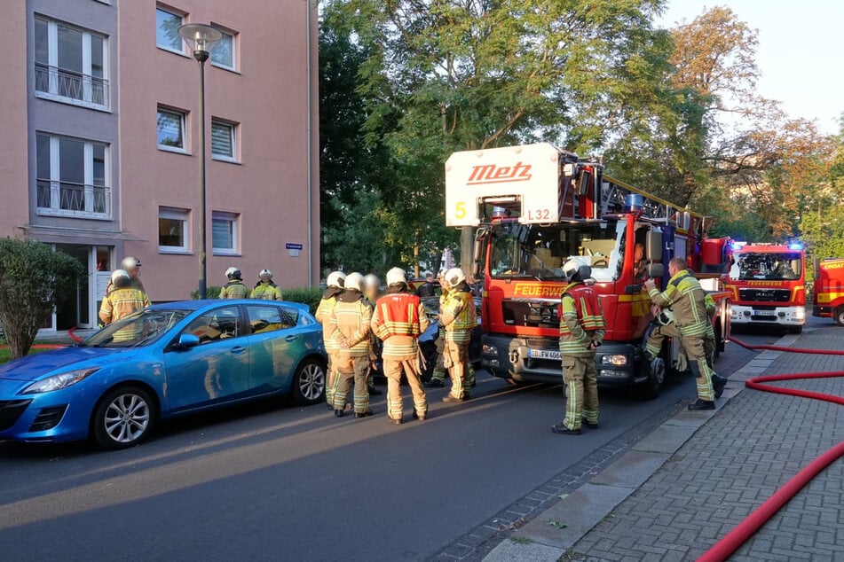 Am Montagmorgen ist in der Ermischstraße ein Feuer in einem Keller ausgebrochen.